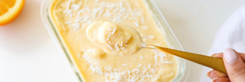 Orange Coconut Sorbet