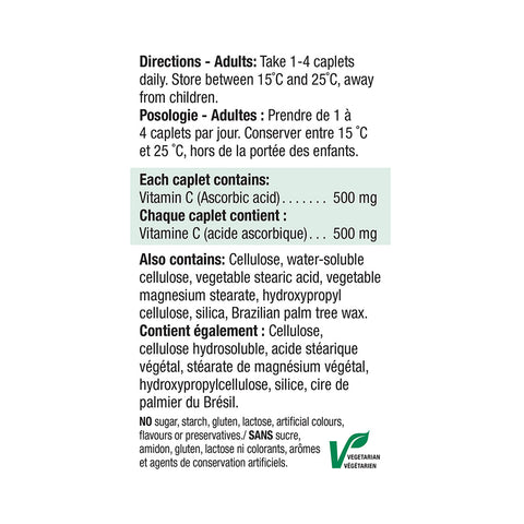 2296_Vitamin C 500 mg Timed Release_NFP_BI