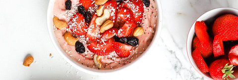 3-Ingredient Strawberry Banana Nice Cream